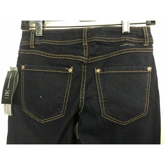 INC International Concepts Womens Indigo Denim Cur - Picture 5 of 9